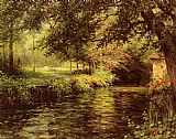 A Sunny Morning At Beaumont-Le-Roger by Louis Aston Knight